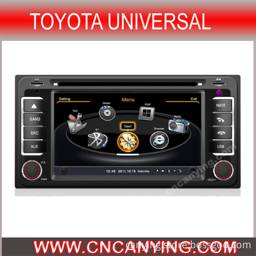 Car DVD for Toyota Universal with A8 Chipset Dual Core 1080P V-20 Disc WiFi 3G Internet (CY-C071)